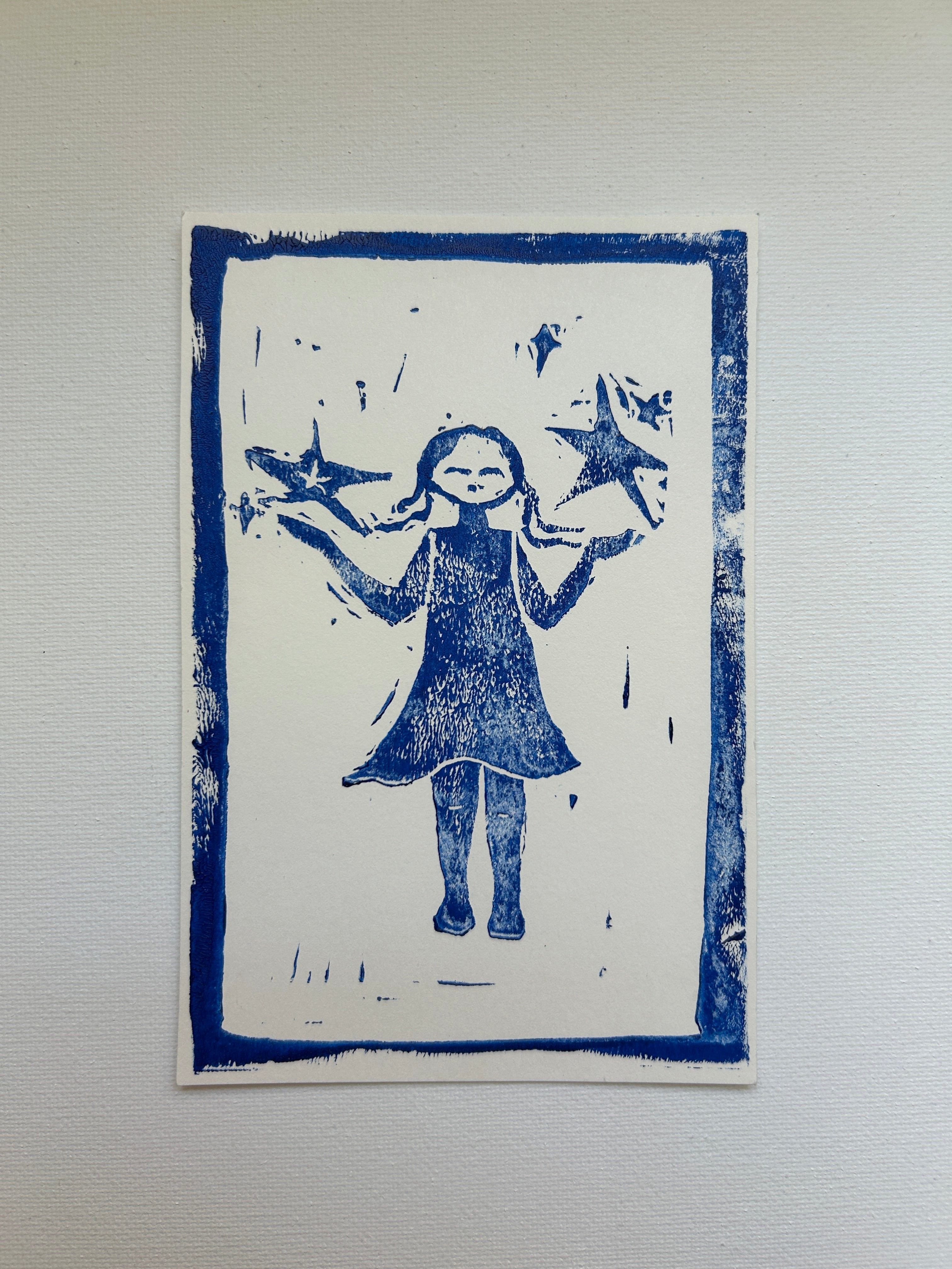 Stargirl block print